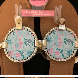 Simply southern turtle sandals *reserved*